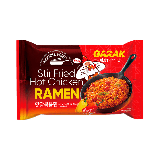 GARAK greitai paruošiami makaronai - ramenas (aštrios vištienos skonio)