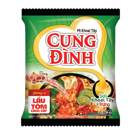 CUNG DINH greitai paruošiami makaronai (krevečių skonio)