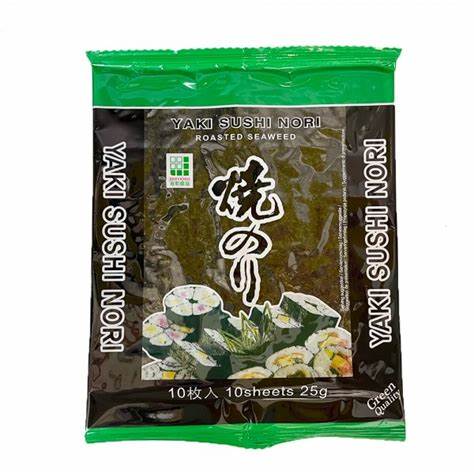 JH FOODS skrudinti jūros dumblių lapai "YAKI SUSHI NORI"