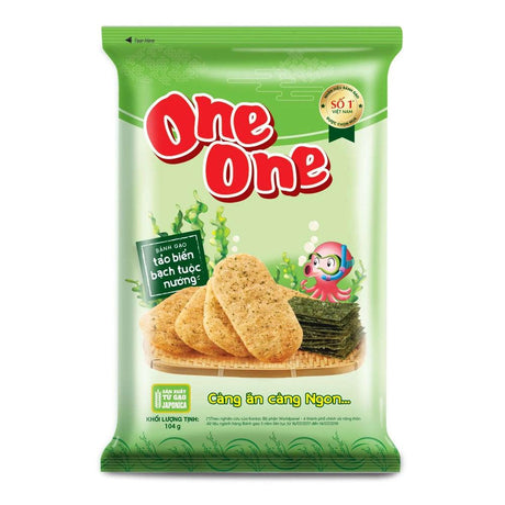 ONE ONE ryžių krekeriai (jūros dumblių skonio)