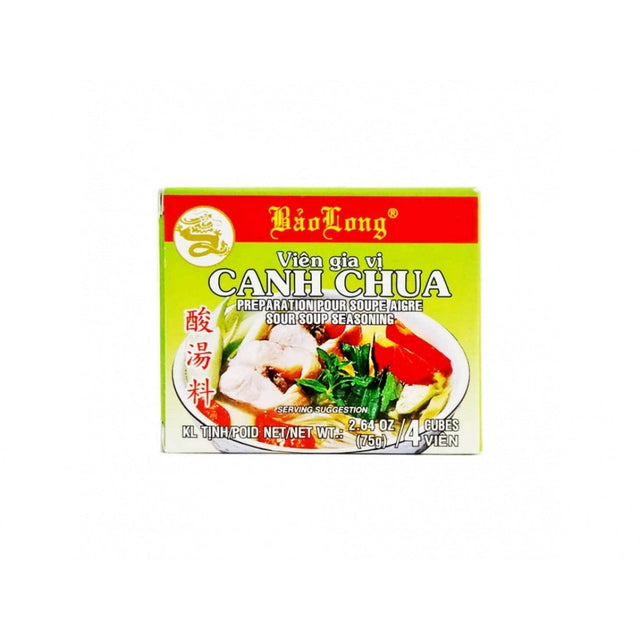 BAO LONG sultinio kubeliai rūgščiai sriubai "CANH CHUA" (4 kub.)
