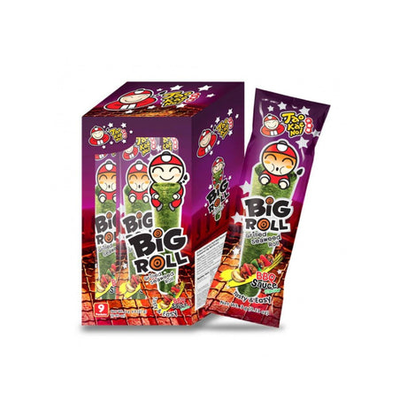 TAO KAE NOI jūros dumblių užkandis "BIG ROLL" (BBQ skonio)