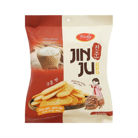 RICHY ryžių krekeriai "JINJU GOLD" (barbekiu skonio)