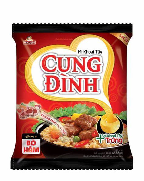 CUNG DINH greitai paruošiami makaronai (jautienos troškinio skonio)